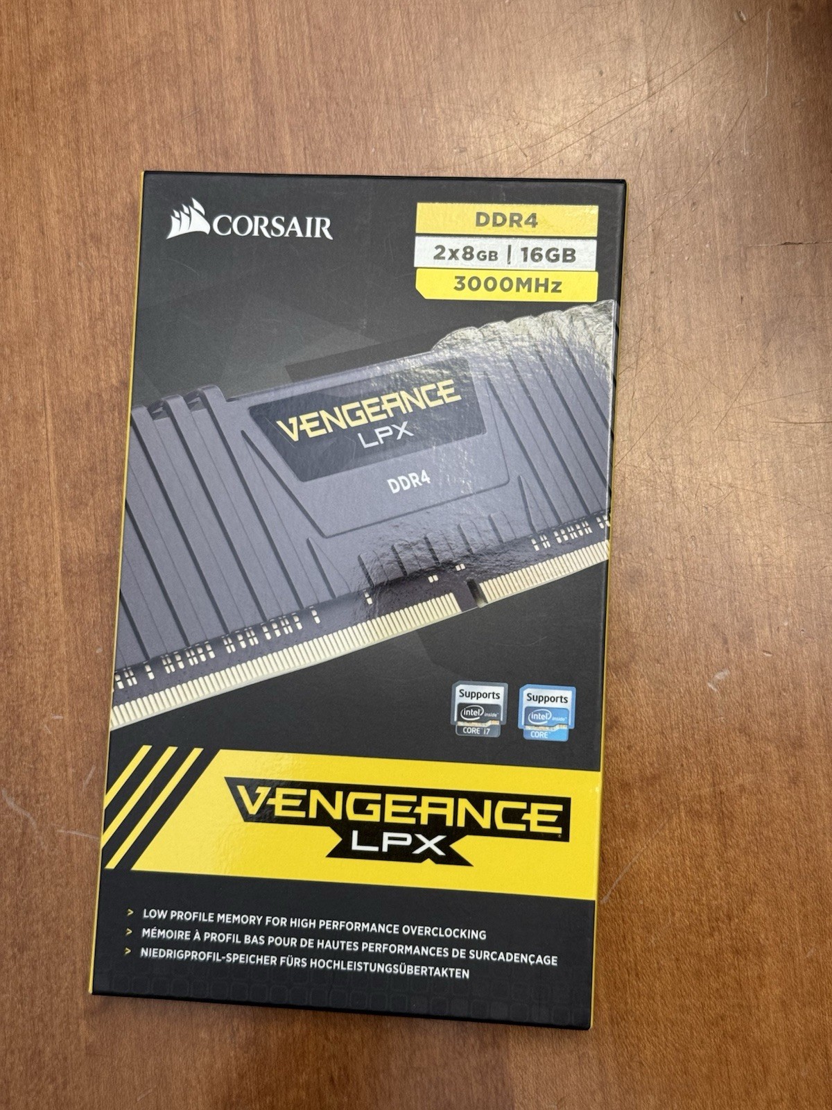 Corsair Vengeance LPX 16GB (2x8GB) DDR4 DRAM 3000MHz C15 Memory Kit – Black…