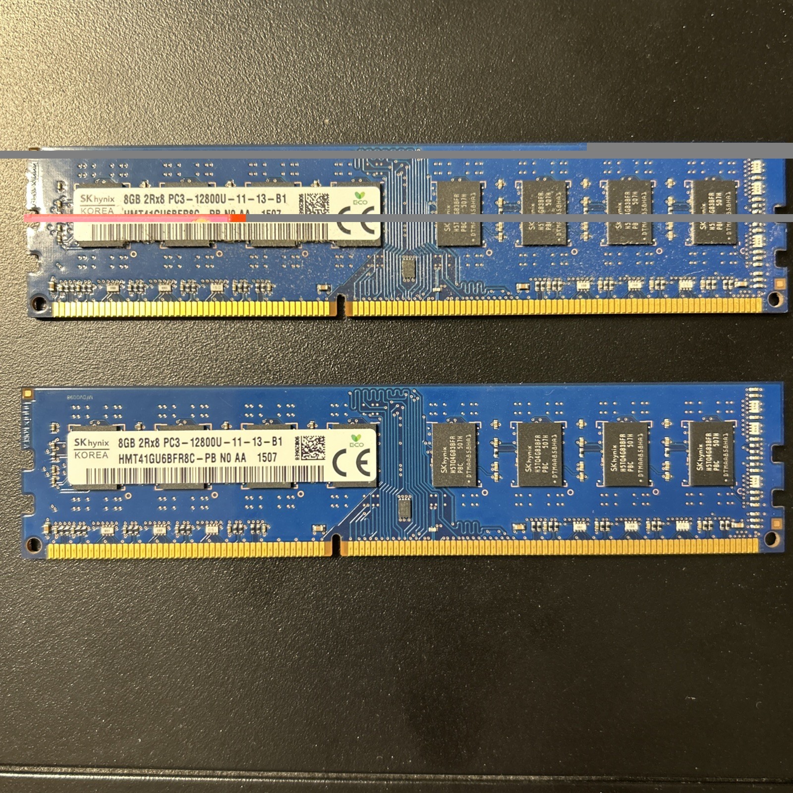 SK HYNIX 16GB (8GB X 2) PC3L-12800U-11-13-B1 HMT41GU6BFR8C-PB DDR3 Ram
