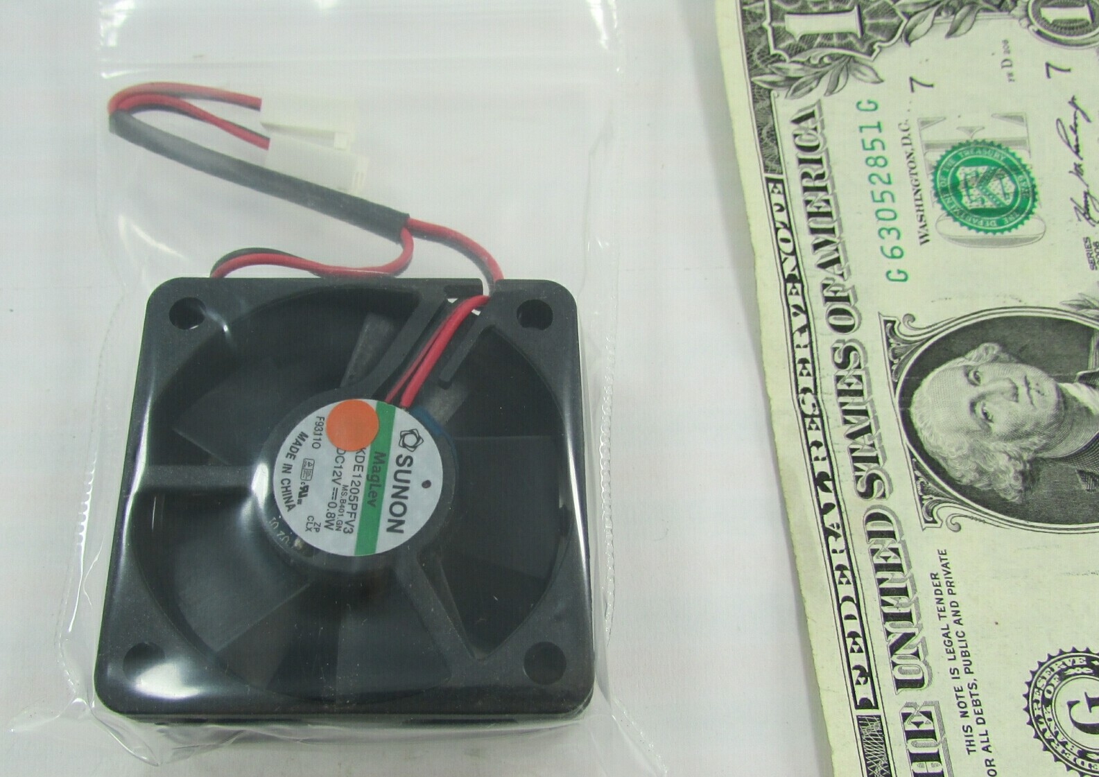 New Sunon 12V 3700 RPM MagLev KDE1205PFV3 Ultra Quiet Fan Set 50MM x 10MM 2-Pin
