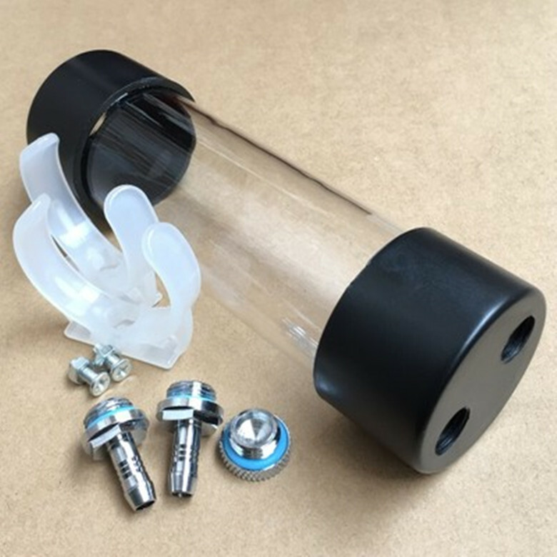 Computer water cooled cylinder 4.5CM*15CM water tank + outer diameter 9.2 plug