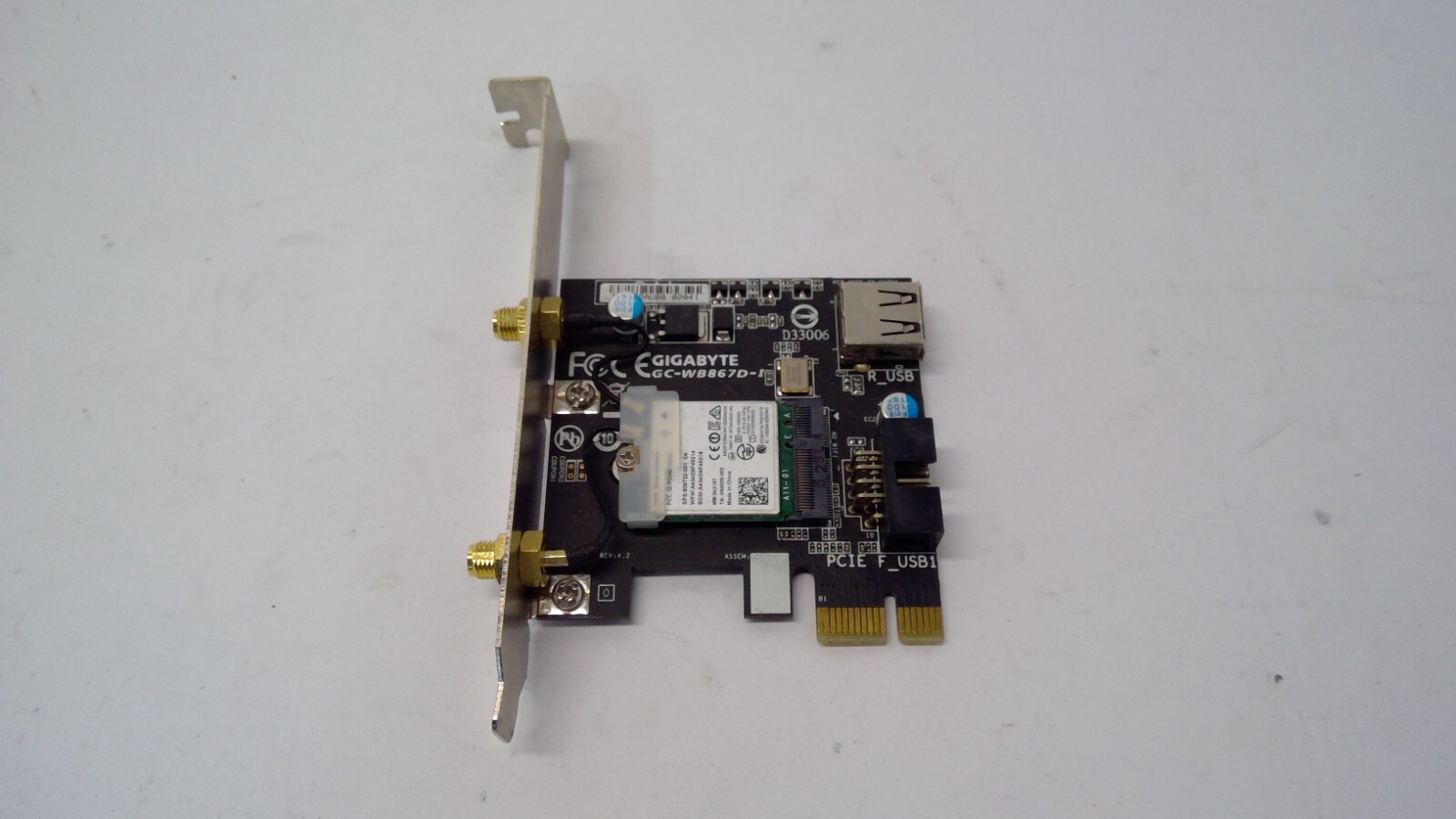 Gigabyte GC-WB867D-I 802.11AC PCI-e Wireless Dual Band WiFi Network Card