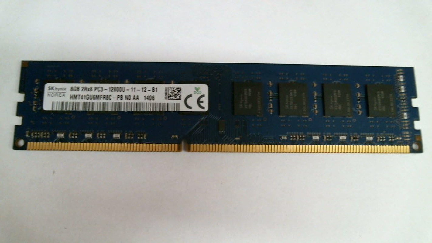 HMT41GU6MFR8C-PB 8GB Desktop DIMM DDR3 PC12800(1600) UNBUF 1.5V 2RX8 240P 1024MX