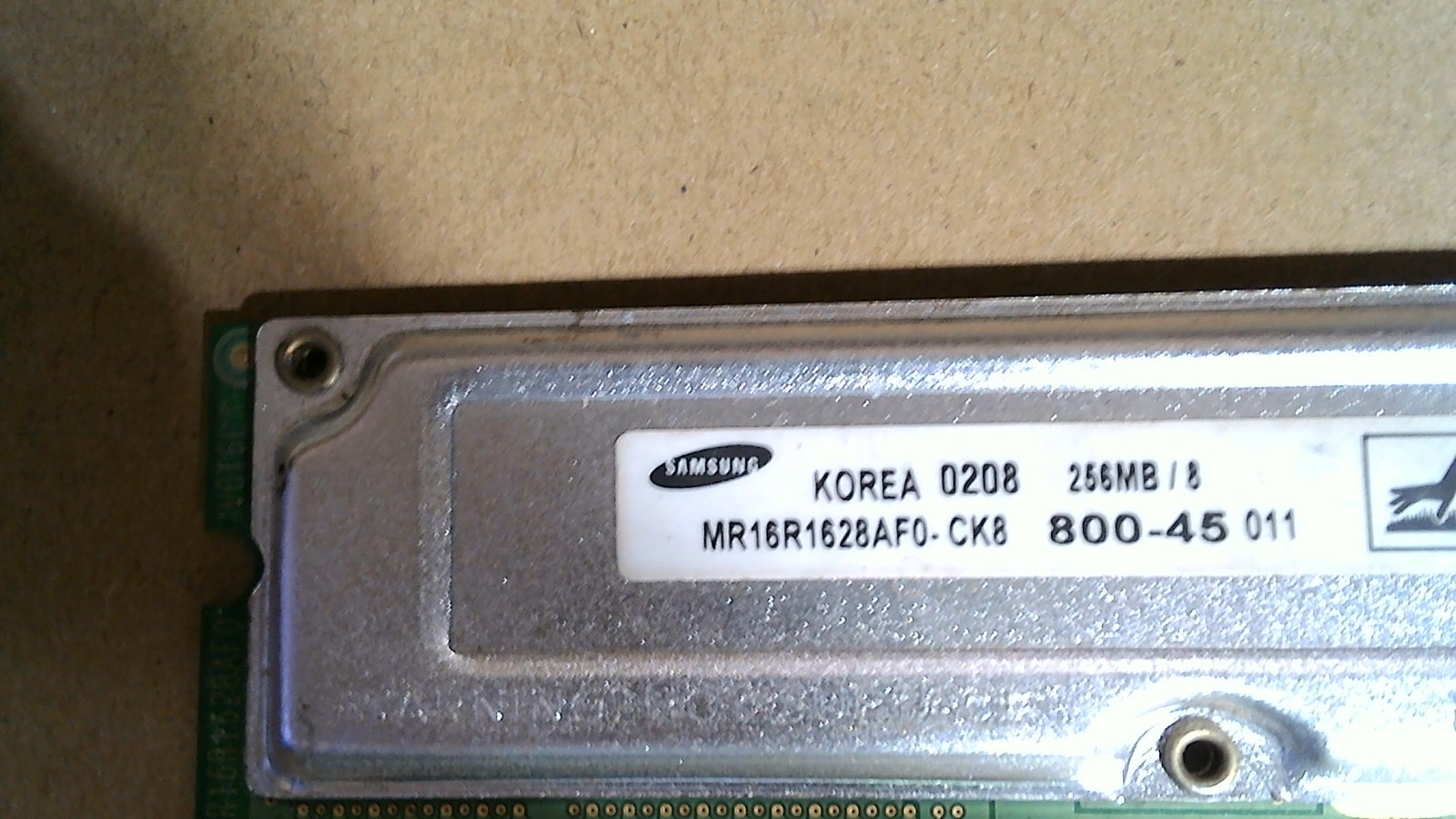 Samsung 512MB Kit 2x256MB PC800 RDRAM Rambus Memory Pair C-RIMM Continuity