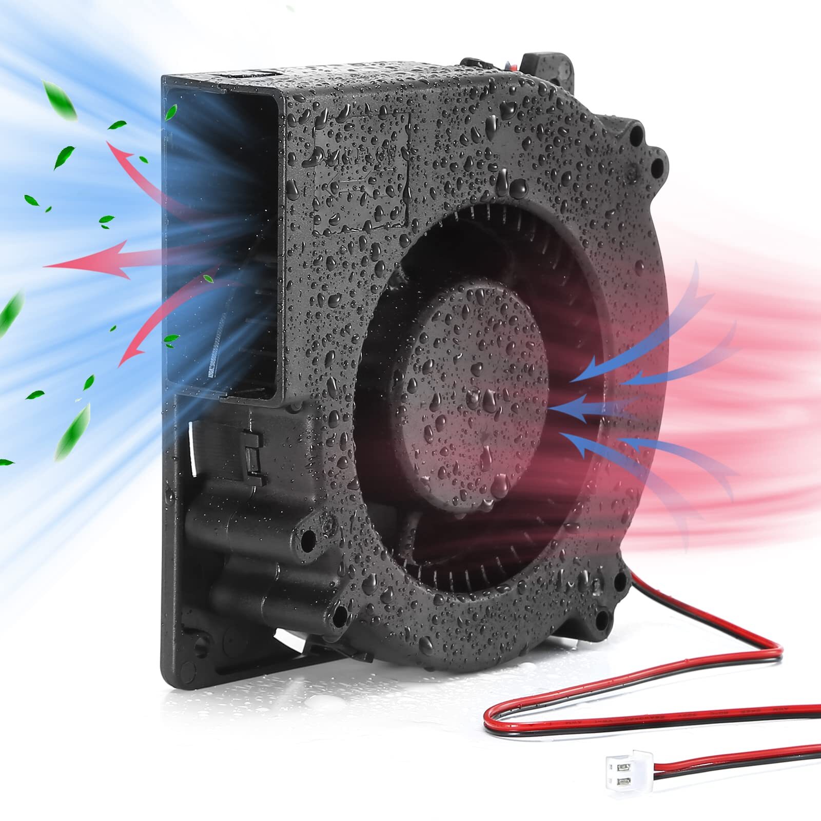 12v Dc Blower Fan 120mm X 32mm 4.72inch 2pin High Airflow Moistureproof Brushles