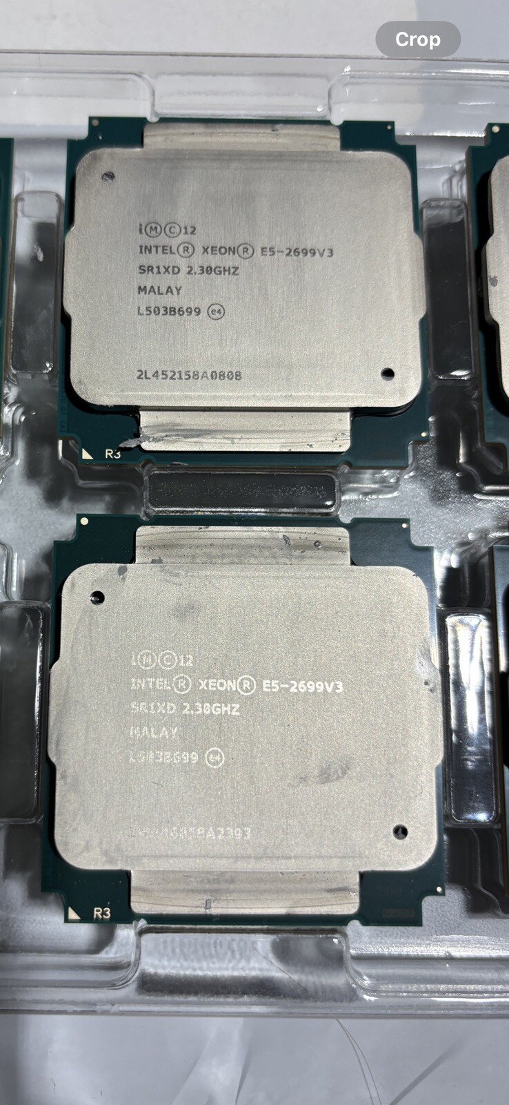 Matching Pair Intel Xeon E5-2699 v3 18-Core 2.30GHz 45MB LGA2011-3 CPU SR1XD