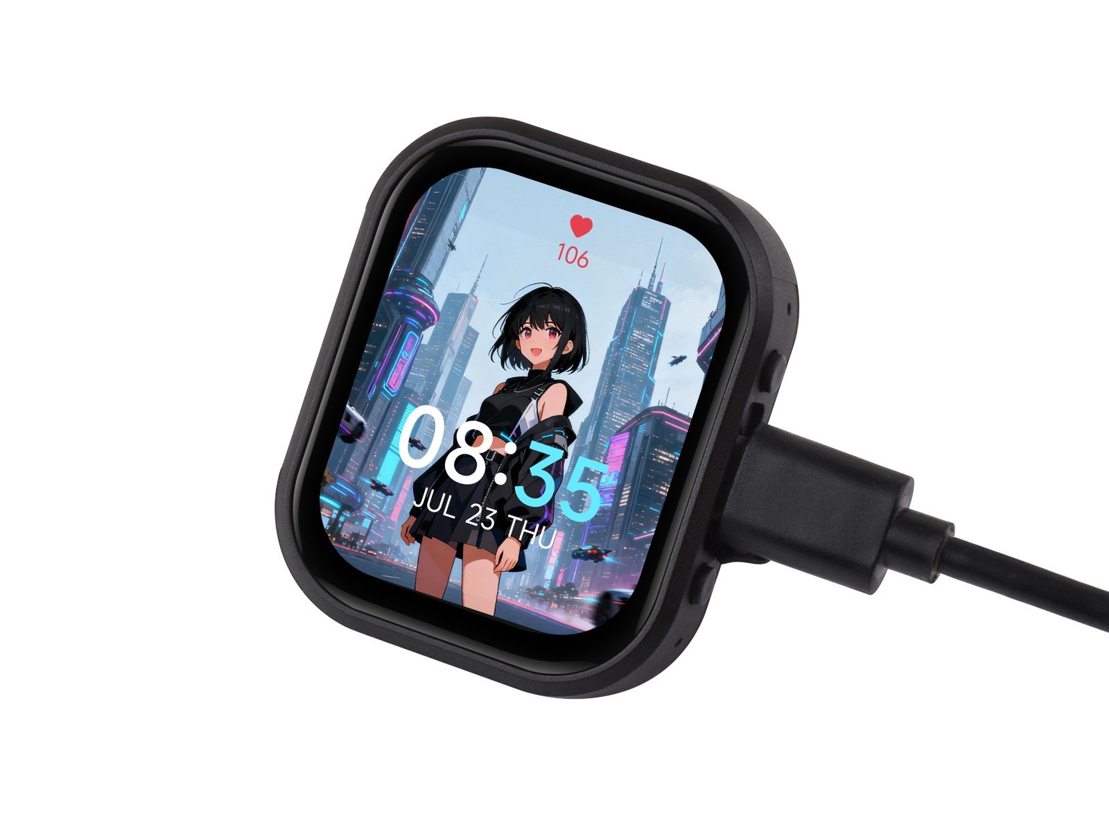 Waveshare ESP32-C6 2.06inch AMOLED Touch Watch Development Board, 410×502