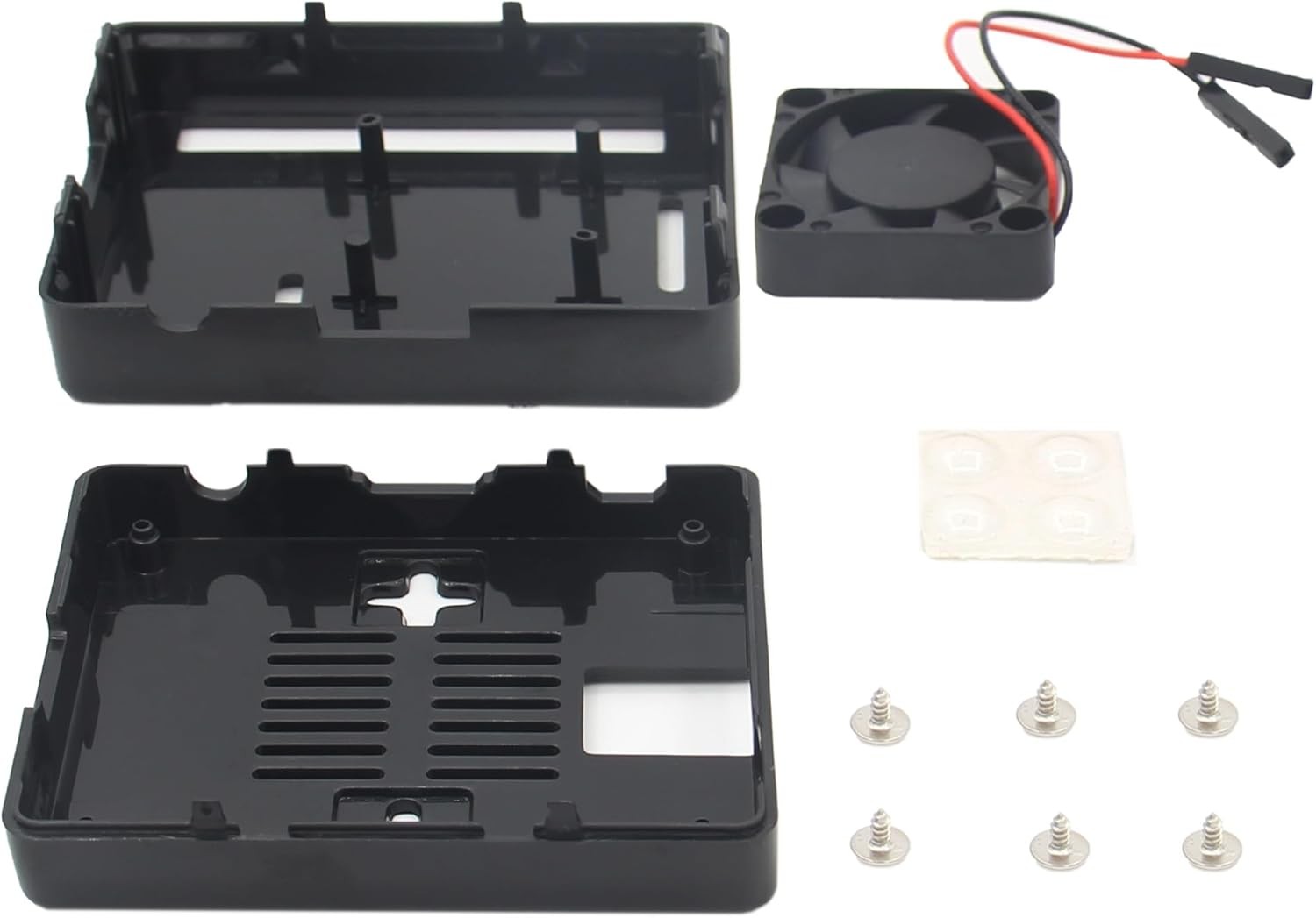 Raspberry Pi 3A+ Case with Fan ABS Cooling Enclosure Heatsink Included