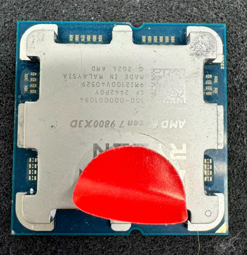 For PARTS AMD Ryzen 7 9800X3D Desktop Processor 4.7 GHz, 8-Core, 16-Thread AM5