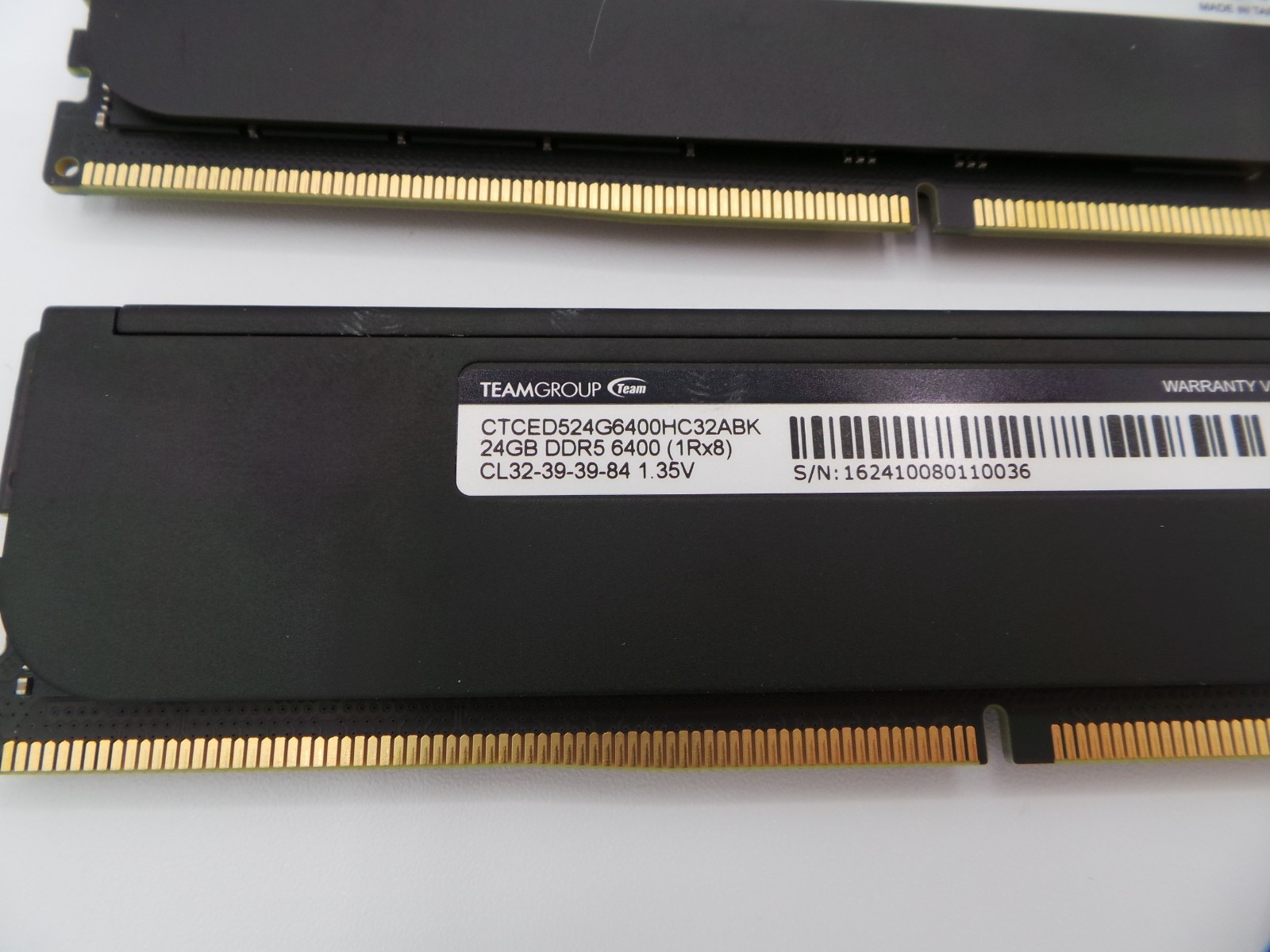 TEAMGROUP T-Create Expert DDR5 48GB (2x24GB) 6400mhz UDIMM PC5-51200 288-Pin