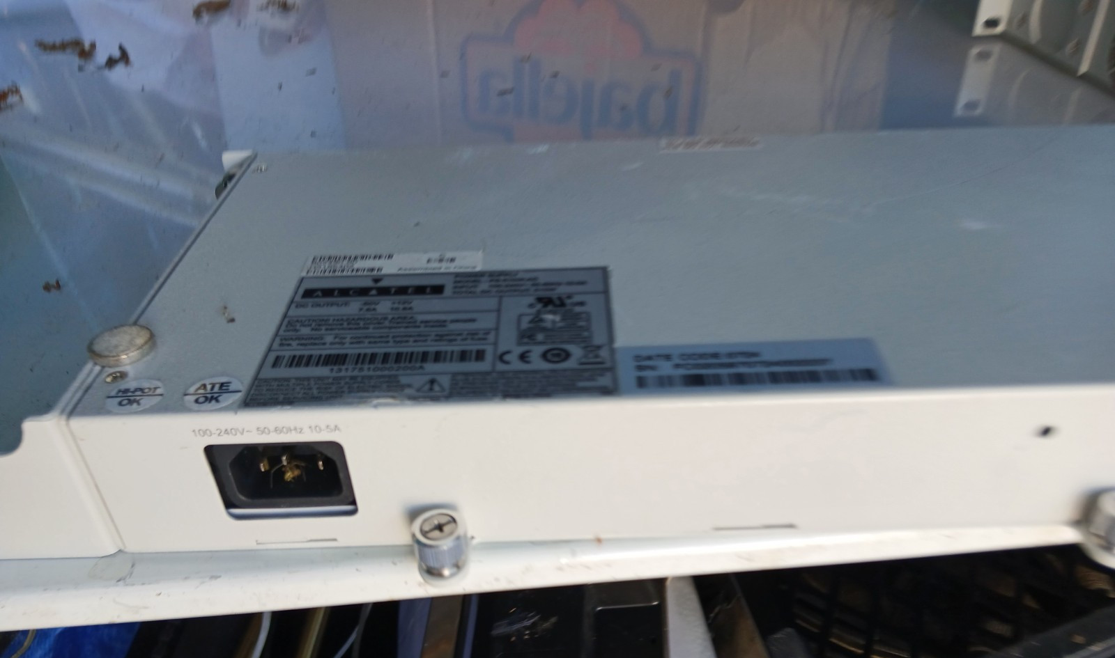 Alcatel PS-510W-AC Power Supply 510W -50V 12V Rackmount