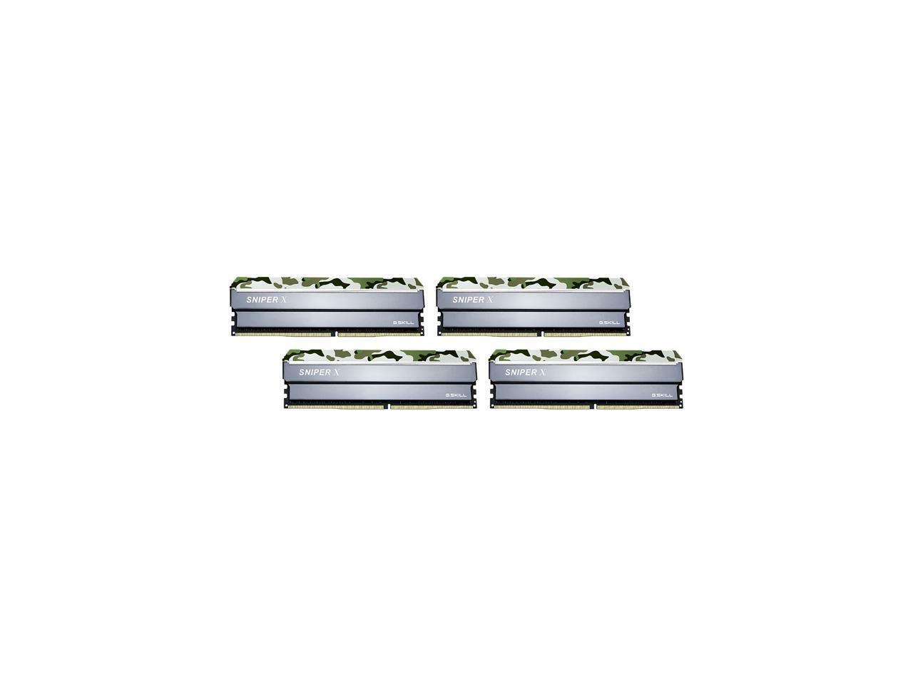 G.SKILL Sniper X Series 64GB (4 x 16GB) 288-Pin DDR4 SDRAM DDR4 3200 (PC4 25600)