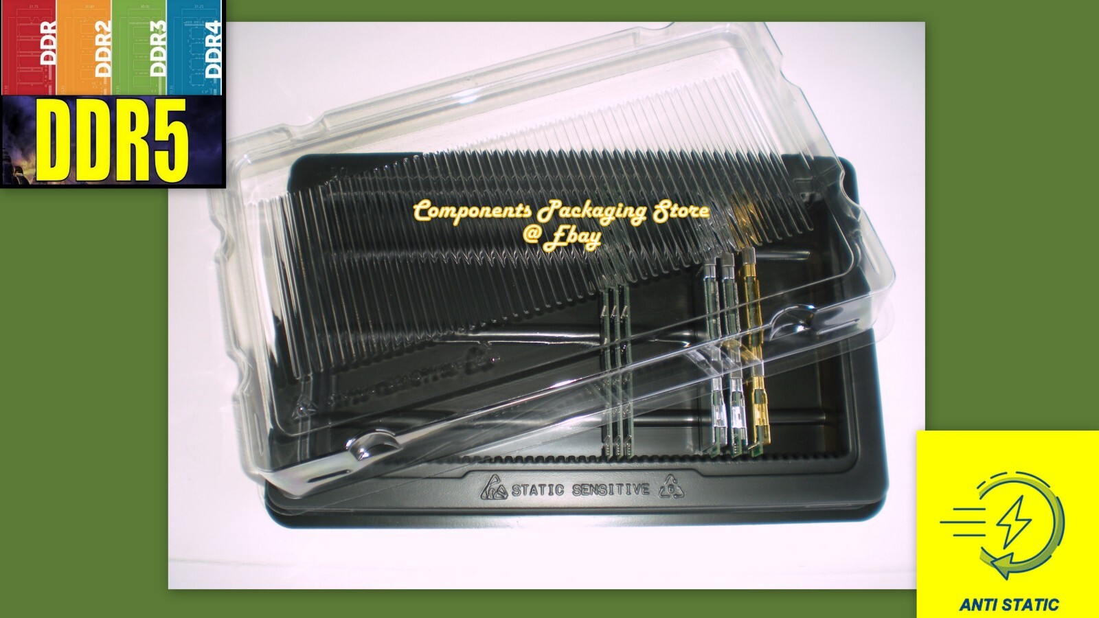 DDR Server Memory Storage Packaging 50 Count Per Tray – Sold in Lot of 2 5 12 20