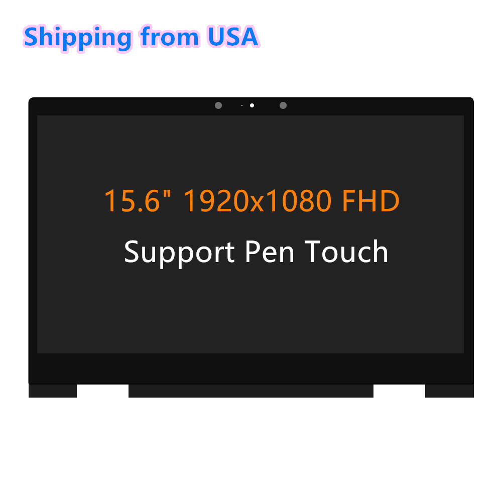 NV156FHM-N35 FHD IPS LCD Touch Screen Assembly for HP Envy X360 15-BP143CL 15-BP