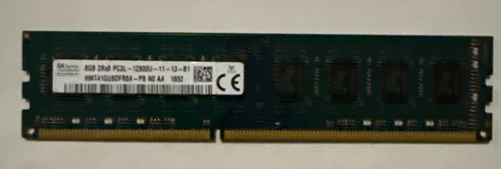 SK Hynix 8GB 2Rx8 PC3L-12800U-11-13-B1 HMT41GU6BFR8A-PB Desktop Memory RAM