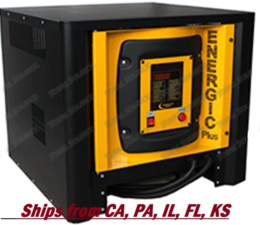 FORKLIFT BATTERY CHARGER 48 VOLTS SINGLE 1 PHASE DIGITAL 48V 80 AMP 200-220-240V