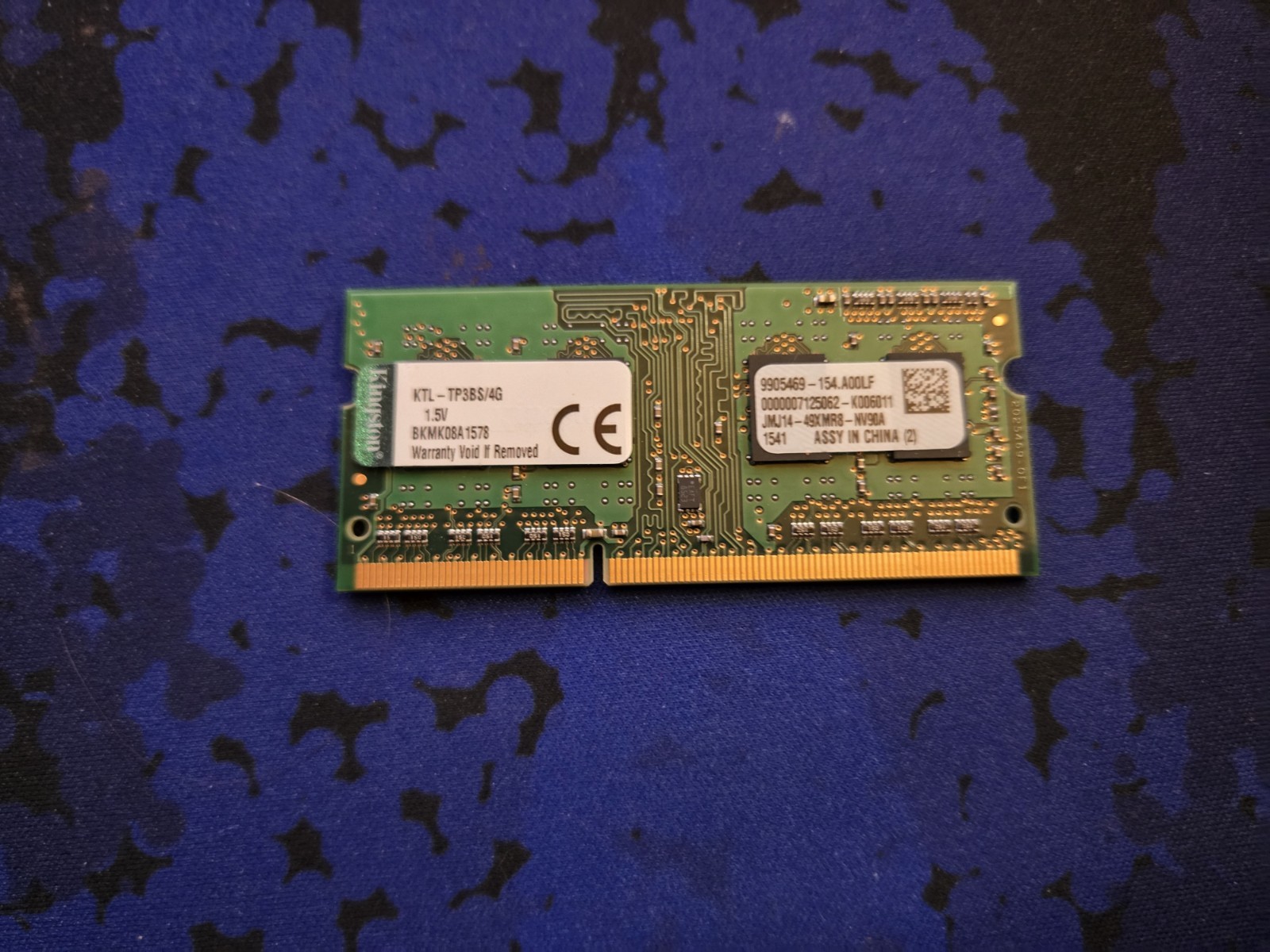 Kingston PC3-10600 4 GB SO-DIMM 1333 MHz DDR3 SDRAM Memory (KTLTP3BS/4G)