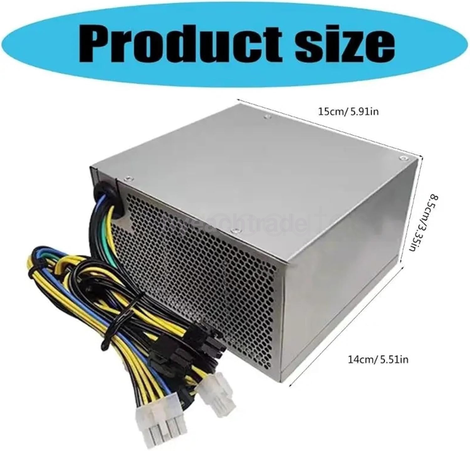 500W Power Supply Unit HK600-11PP Fit Lenovo P340 P330 P350 P328 P310 5P50V03181