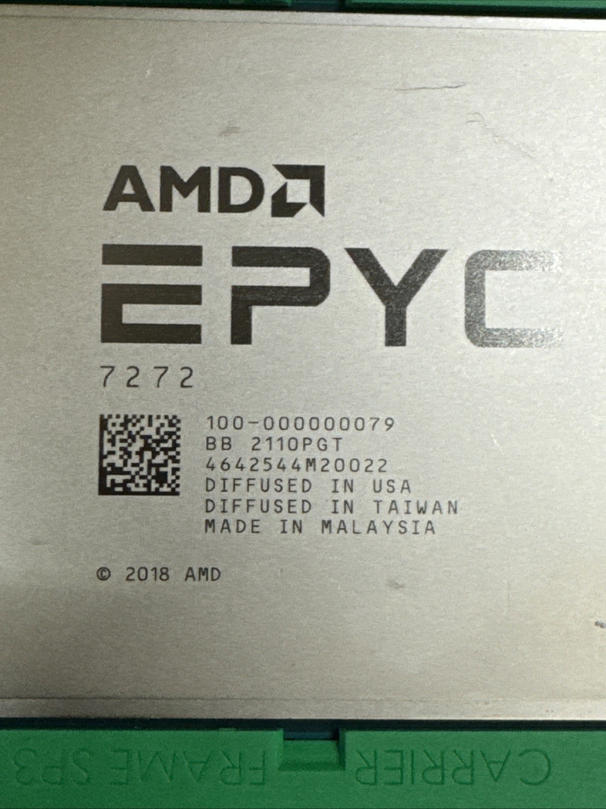 AMD Epyc 7272 Server Processor (3.2 GHz, 12 Cores, Socket SP3)Tray 100-000000079