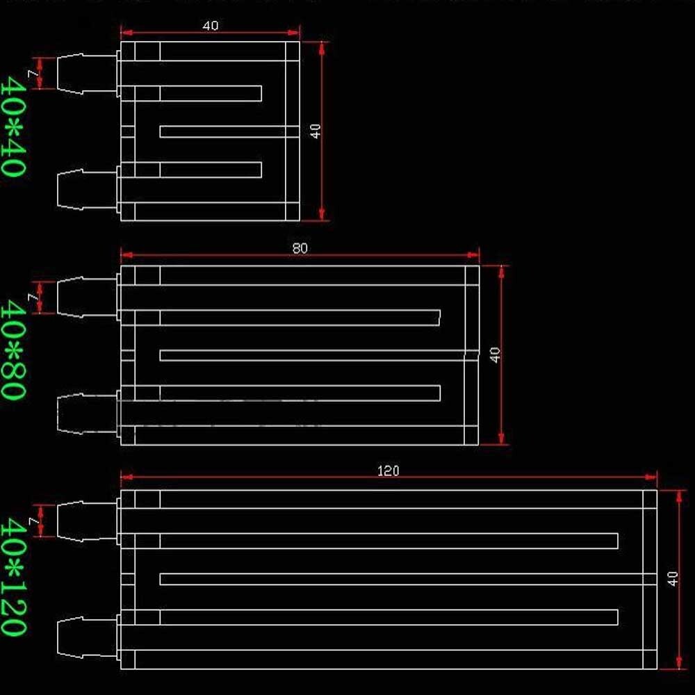 Wholesale Aluminum Water Liquid Cooler Block Heatsink for Computer CPU Radiator