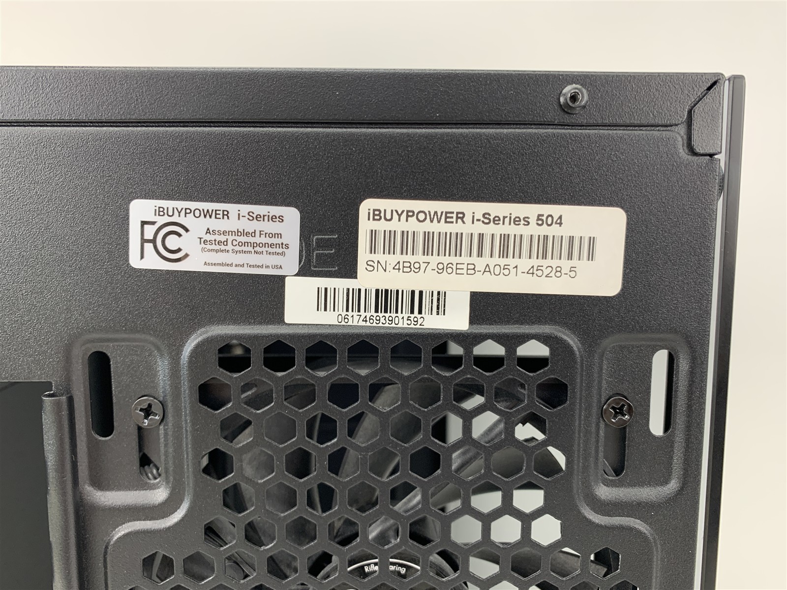 iBuyPower i-Series 504 Computer Case LED Lighting 2x 3.5 HDD & 2x 2.5 SSD Trays