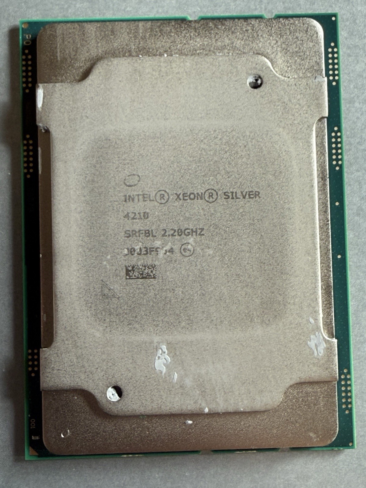 Intel Xeon Silver 4210 2.2GHz 10 Core CPU SRFBL