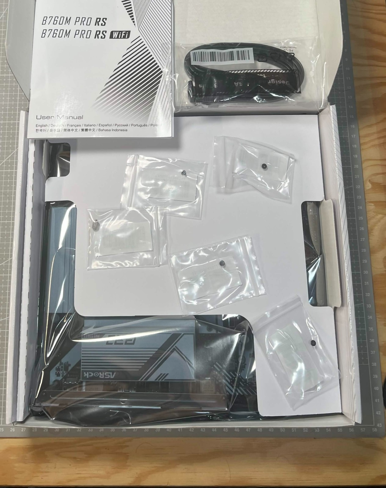 ASRock B760M PRO RS WiFi LGA 1700 Intel B760 Micro ATX Motherboard