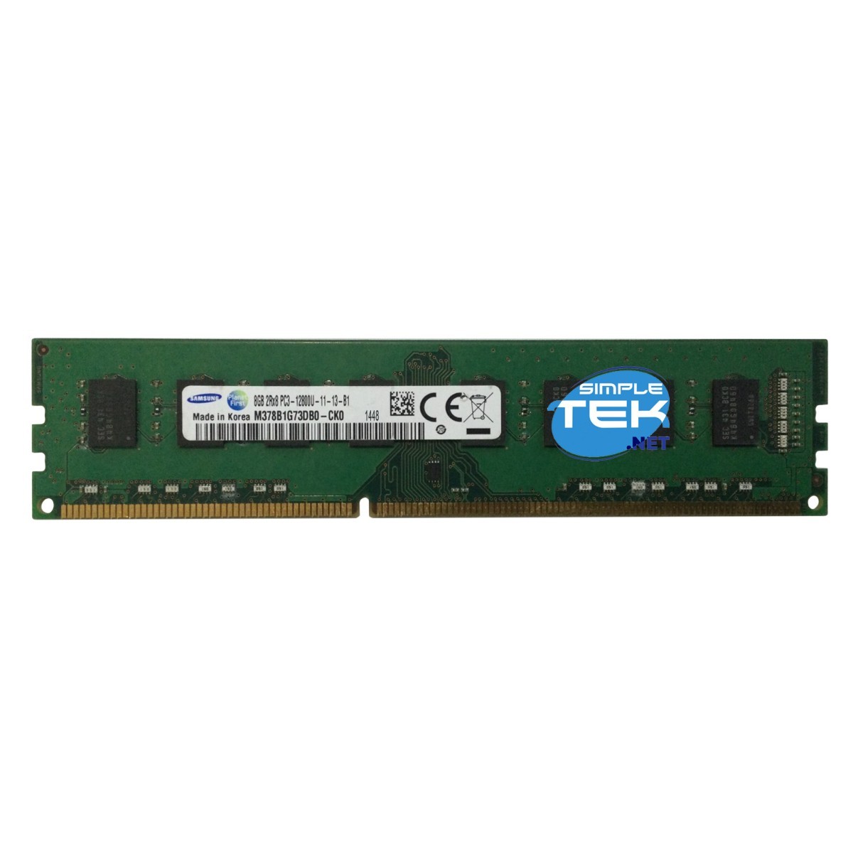 Samsung M378b1g73db0-ck0 Ddr3 8gb 1600mhz Ram Memory Bank Module Dimm 1.5v_