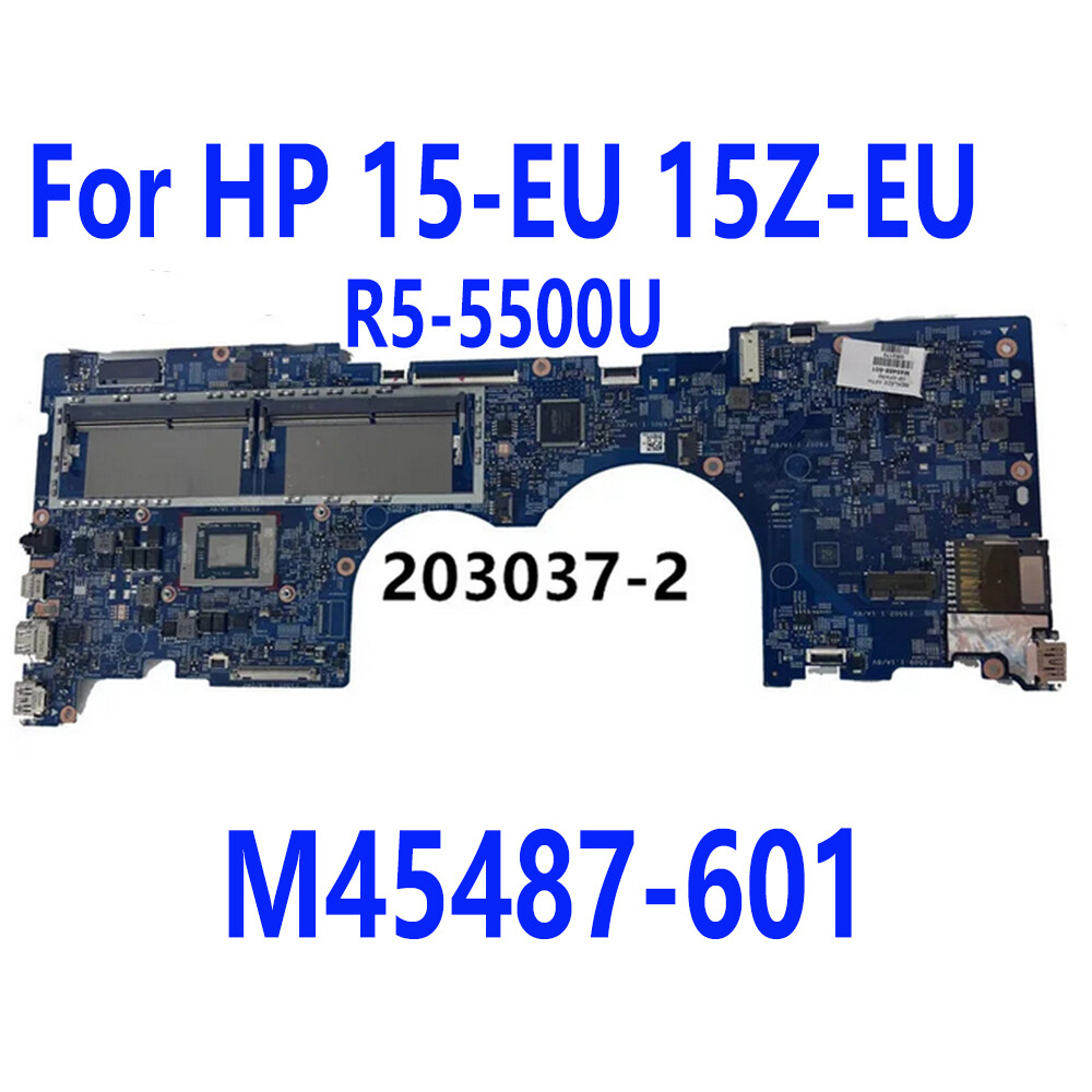 For HP 15-EU 15Z-EU Laptop Motherboard With R5-5500U 203037-2 M45487-601 Tested