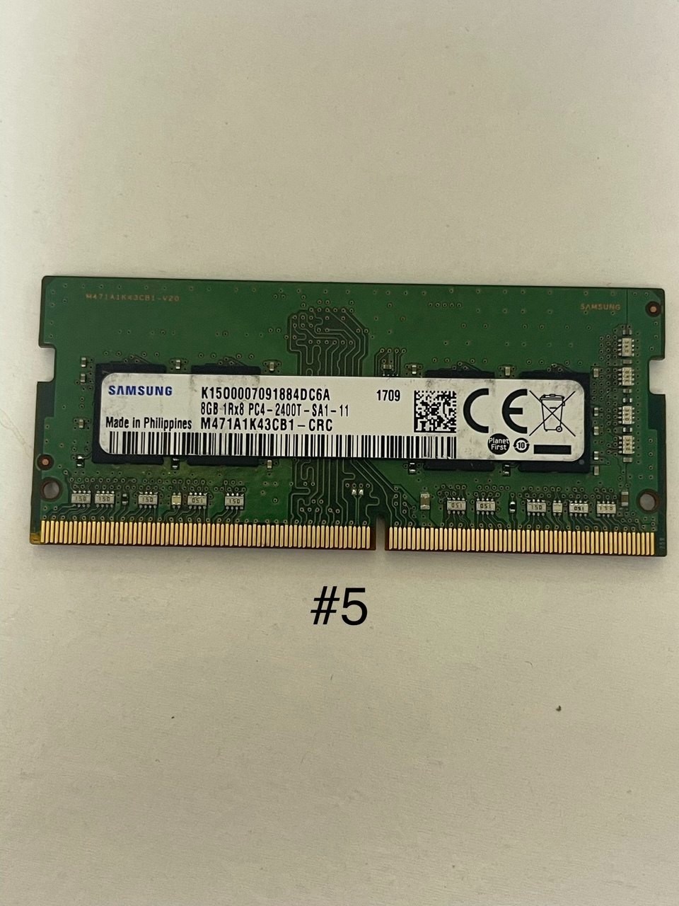 Samsung 8GB DDR3 1600MHz Laptop RAM