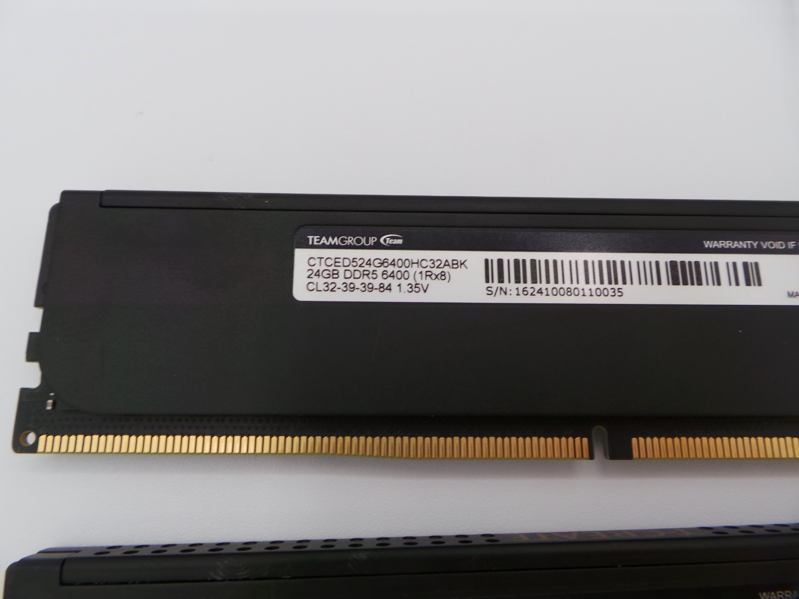 TEAMGROUP T-Create Expert DDR5 48GB (2x24GB) 6400mhz UDIMM PC5-51200 288-Pin