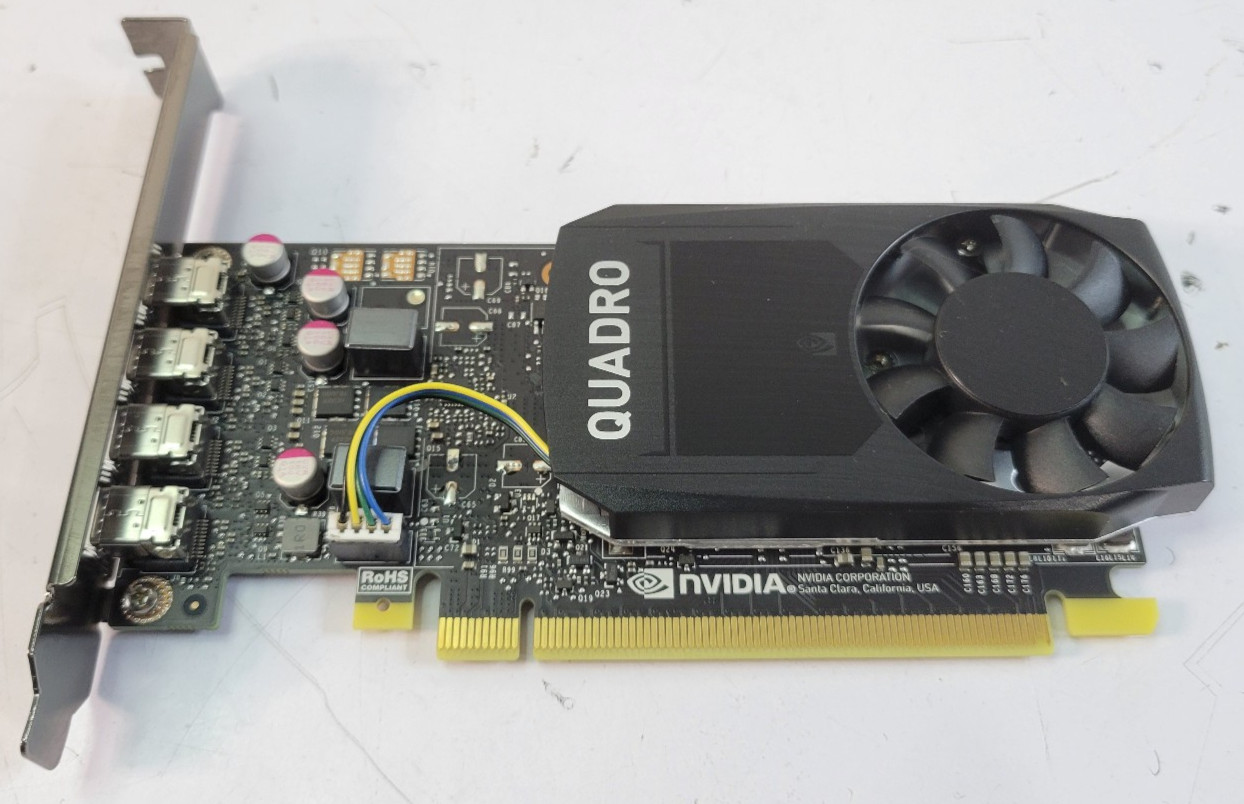 NVIDIA Quadro P1000 900-5G212-0150-000 4GB GDDR5 High Profile