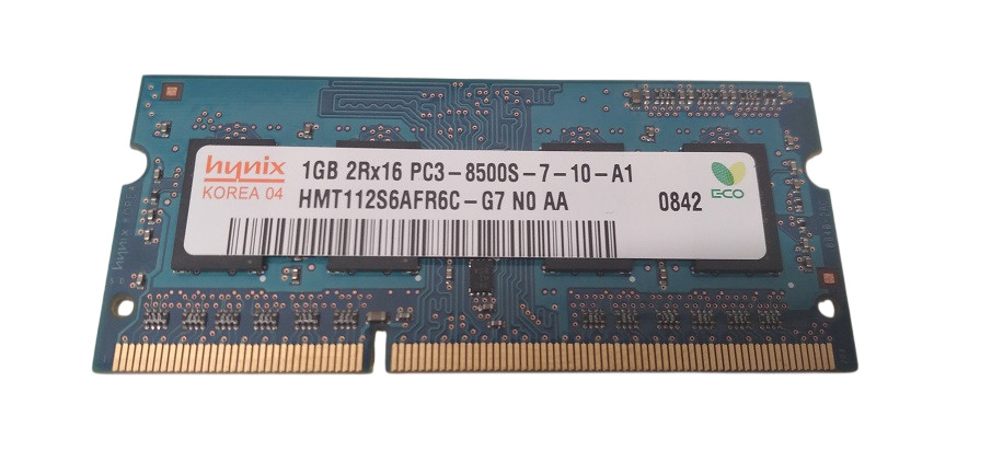 Pair of Hynix 1GB 2Rx16 PC3 – 8500S – 7 – 10 – A1 HMT112S6AFR6C – G7 NO AA