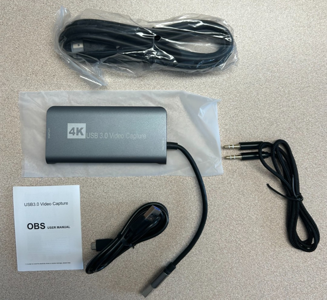 4K HDMI Capture Card for Streaming, Full HD 1080P 60FPS USB Cam Link Game Audio