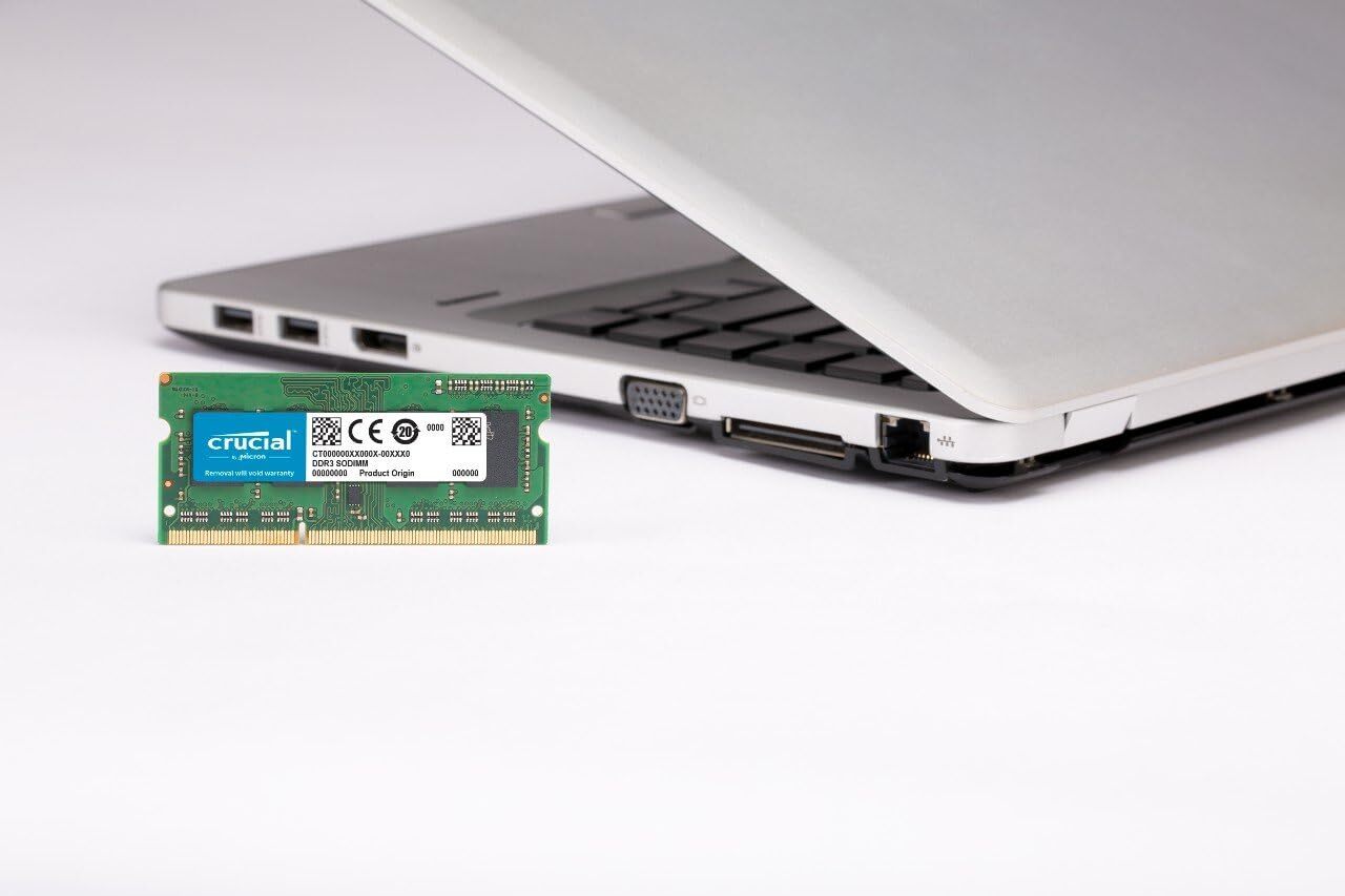 CRUCIAL DDR3L 8GB 1600 MHz PC3L-12800 Laptop SODIMM Memory RAM 1.35V 1X8GB