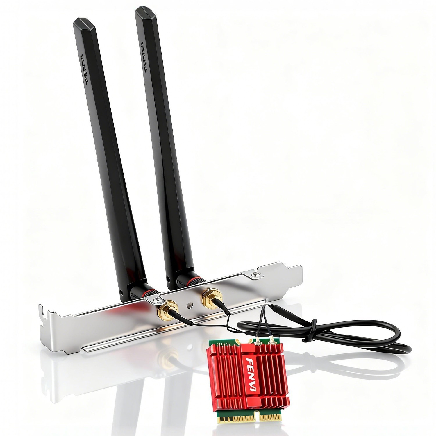 FENVI FV-BE6500NG WiFi 7 M.2 2230 Key E Card MT7925 6.5Gbps BT5.4 Desktop Kit