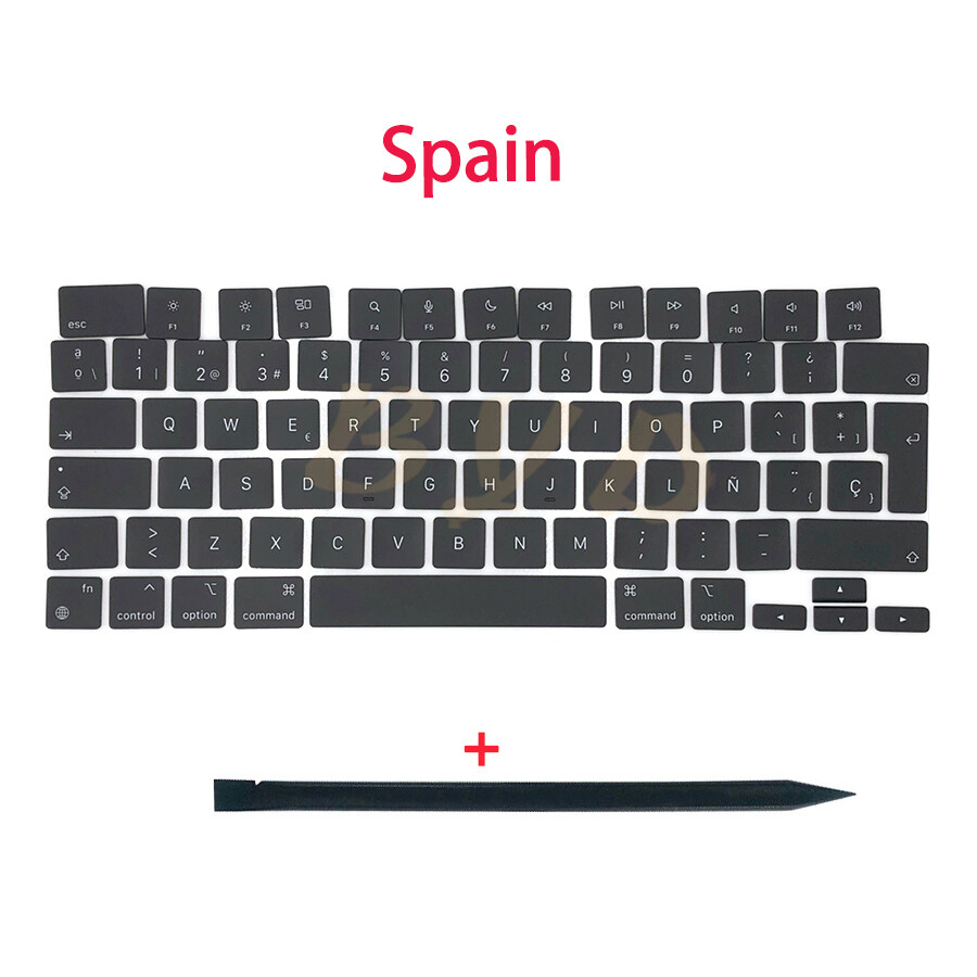 New For Macbook Pro 14″ 16″ M1 MAX A2442 A2485 Keys Cap Spain Layout Repair 2021