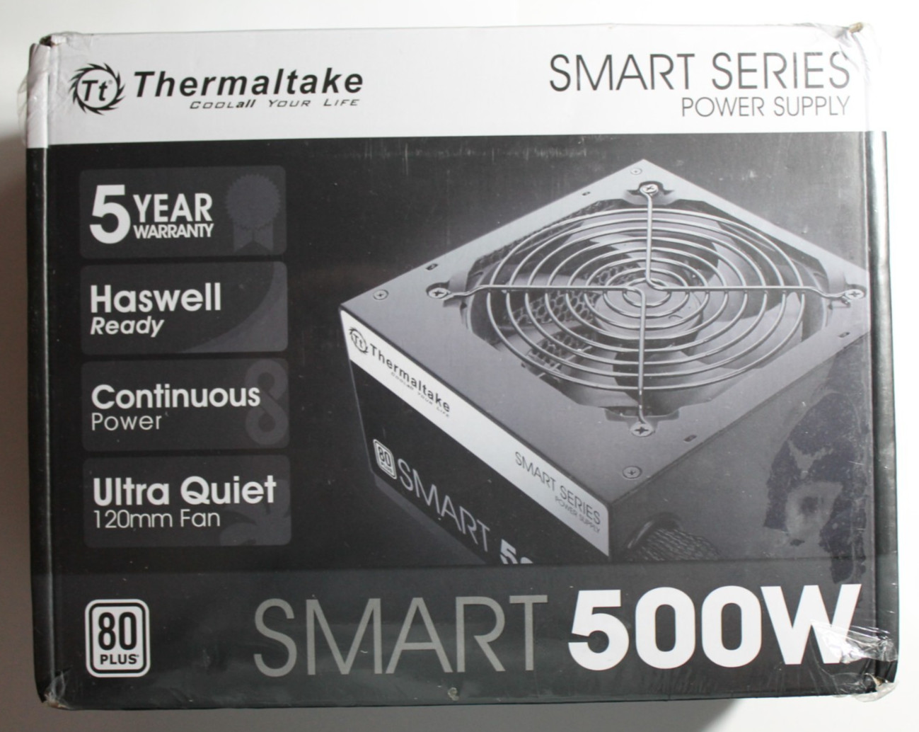 Thermaltake Smart Series 500W SLI/CrossFire Continuous Power ATX Power Supply…