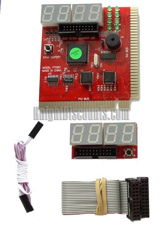 PC DIAGNOSTIC CARD 4-Digit 4Bit – US SELLER – Desktop Motherboard POST Tool