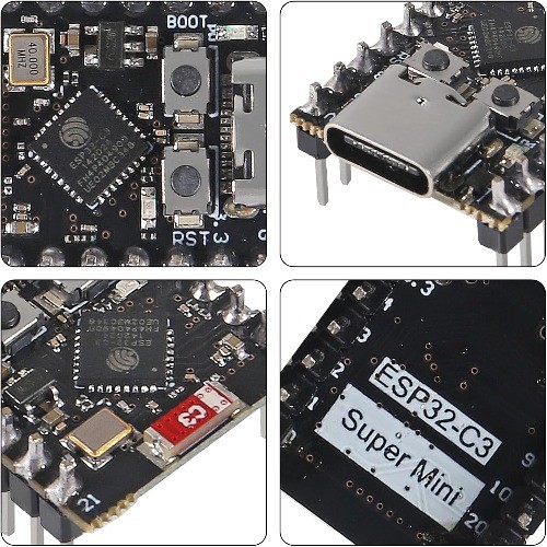 ESP32 C3 Mini Development Board ESP32C3 MCU WiFi Bluetooth Type C Single Coe
