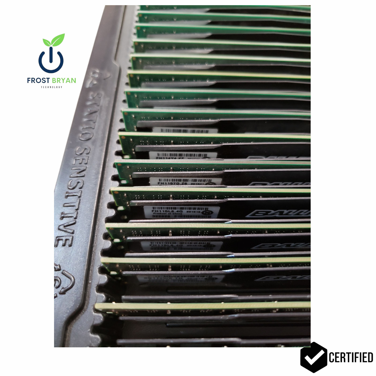 Lot of 25 Crucial Ballistix Sport 4GB DDR3 1600MHZ CL9
