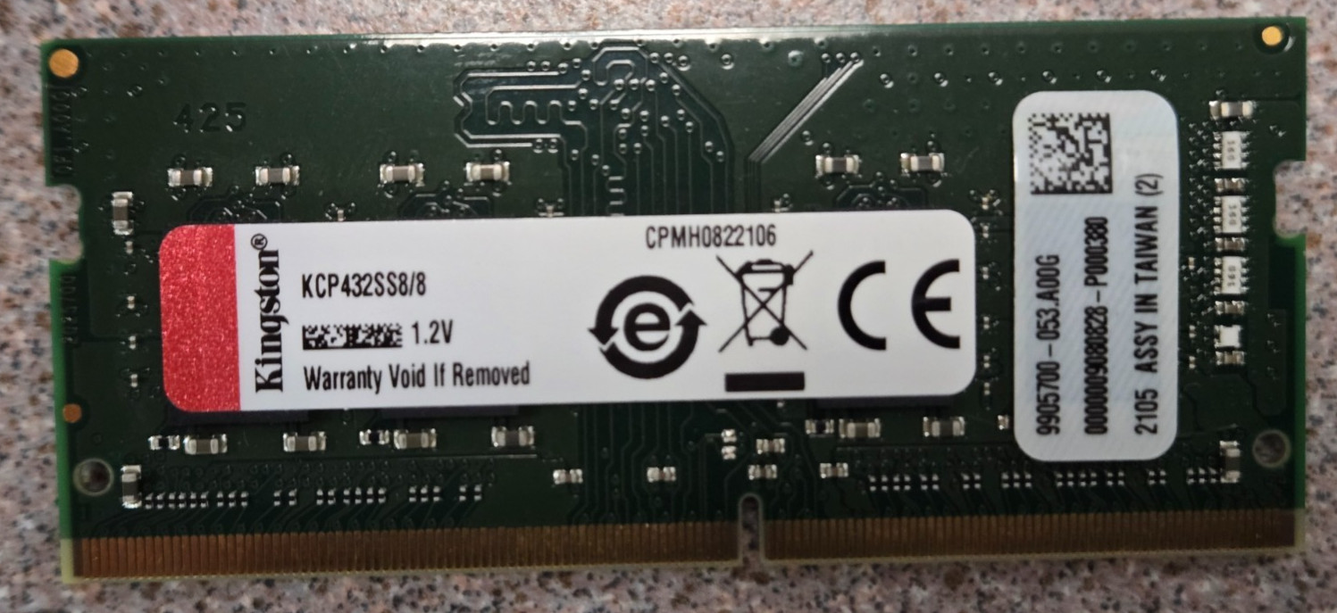 Kingston KCP424SS8/8 8GB DDR4 3200MT/s (PC4-25600)