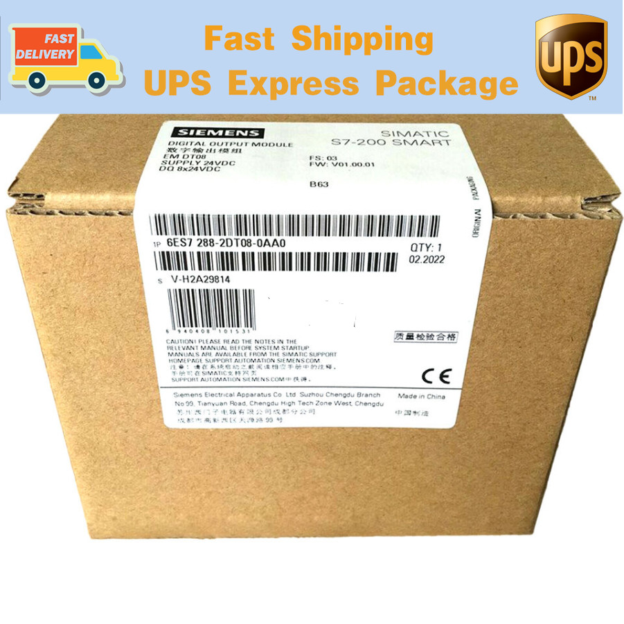 6ES7288-2DT08-0AA0 Siemens Simatic S7-200 Smart EM fedex or DHL