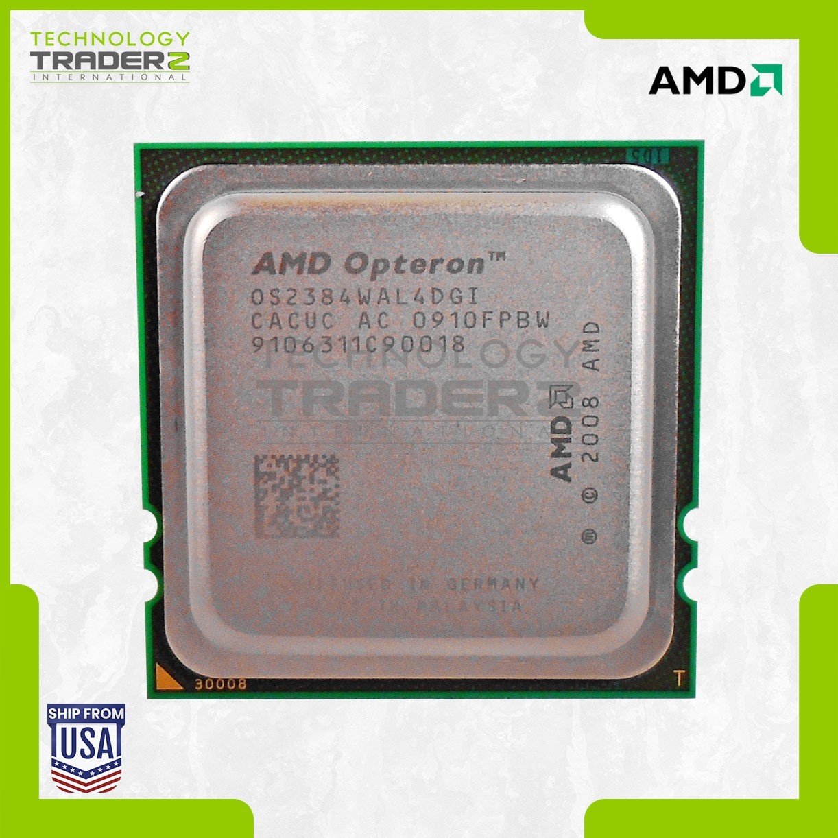 OS2384WAL4DGI AMD Opteron 2384 4-Core 2.70GHz 6MB Processor **Pulled**