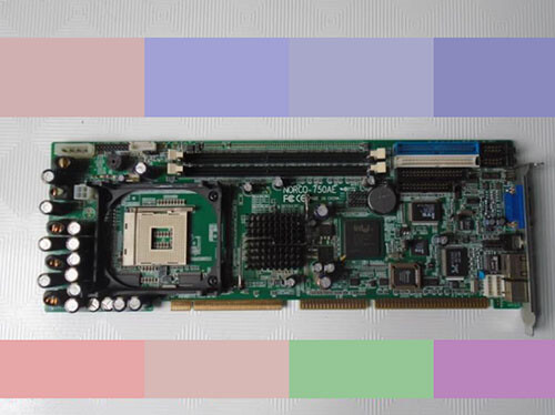 1pc used North China industrial computer motherboard NORCO-750AE