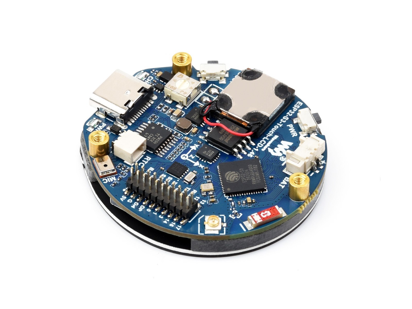 Waveshare ESP32-S3 1.46inch Round Display Development Board 412×412 Support WiFi