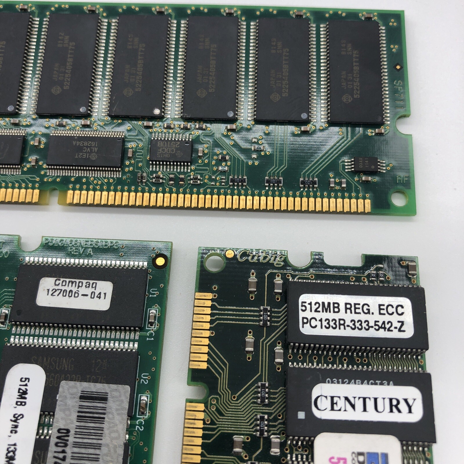 512MB PC-133 168-Pin ECC DIMM Memory Module ( 64×72 ) 512 MEGABYTE PC133 Server