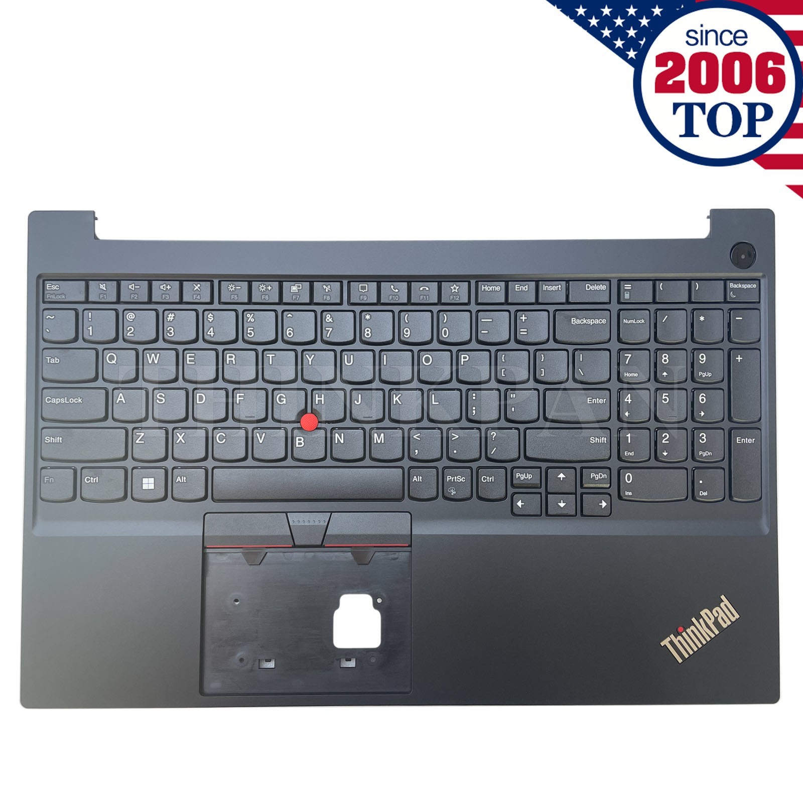 NEW For Lenovo Thinkpad E15 Gen 2 20T8 20T9 Black Palmrest Keyboard 5M10W64513