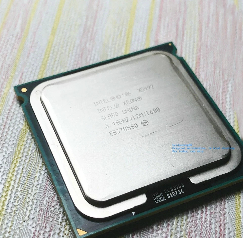 Intel Xeon X5492 3.4GHz 12M Quad Core LGA771 Same Encoding Desktop Cpu