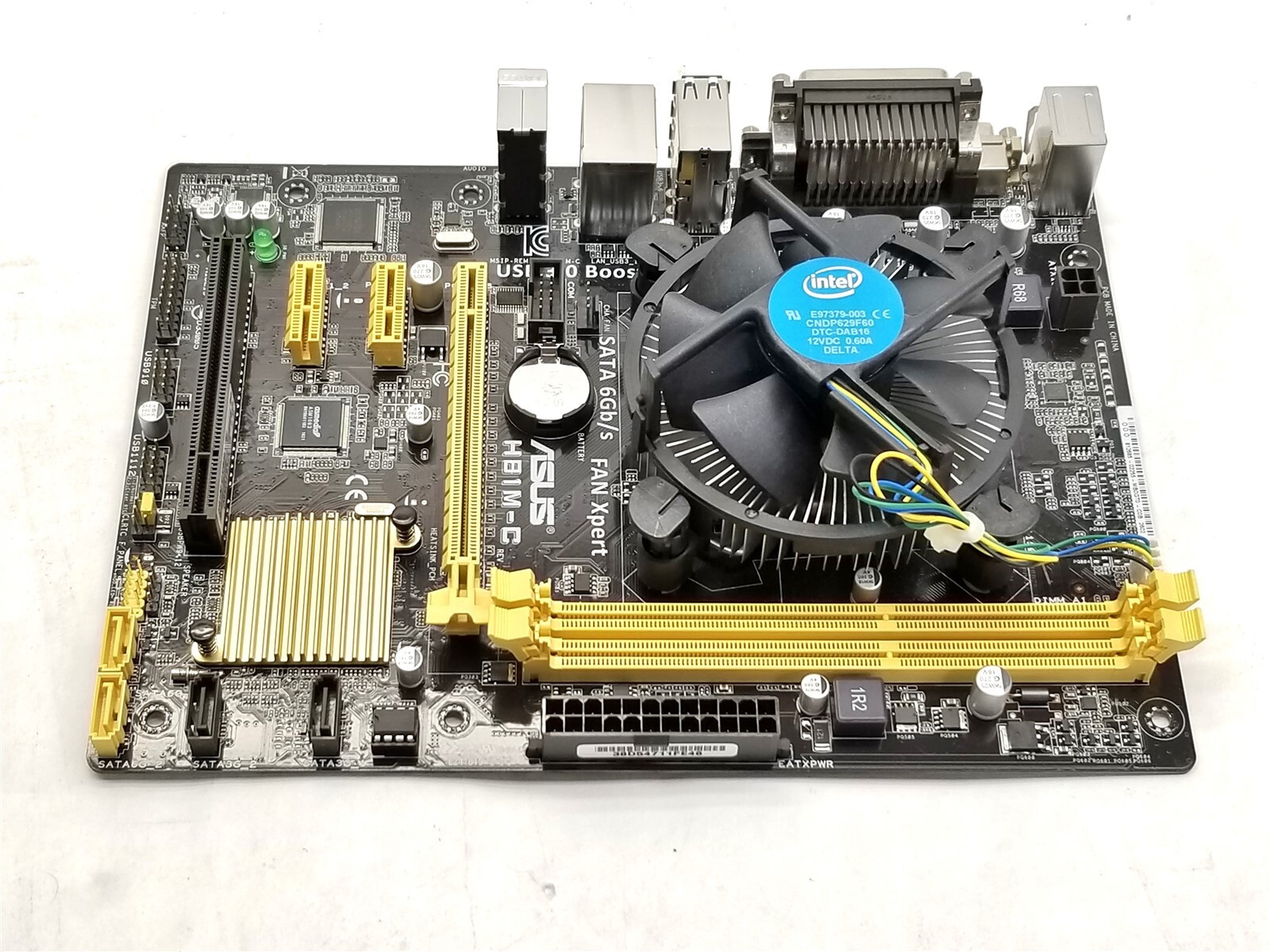 ASUS H81M-C Motherboard LGA 1150 M-ATX Intel i3-4170 3.7GHz 4GB DDR3 I/O Shield