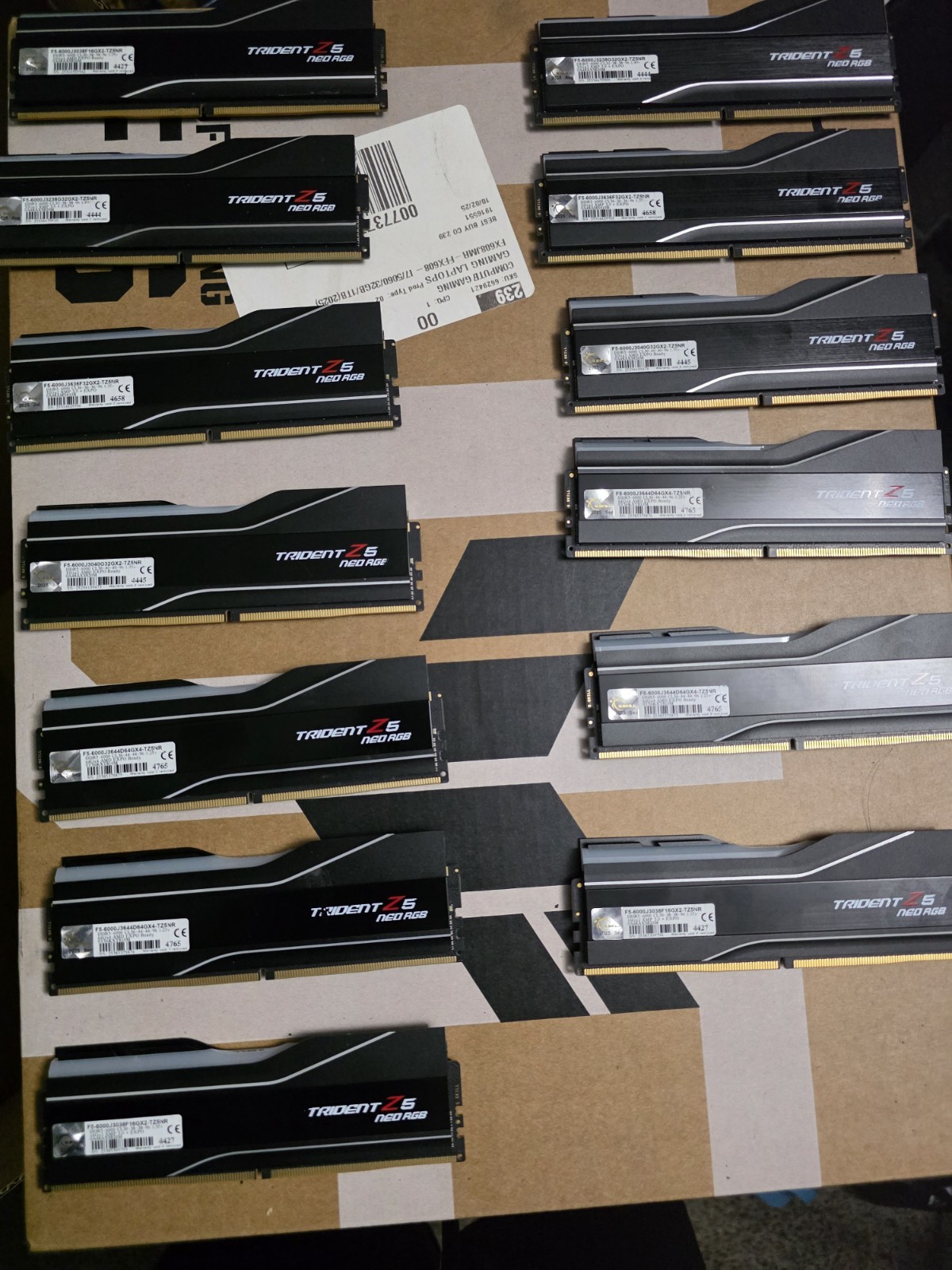 g.skill trident z5 neo rgb ddr5-6000 16GB